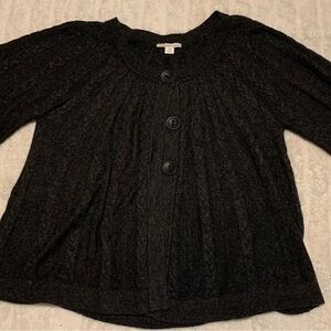Coldwater Creek gray Cardigan Sweater